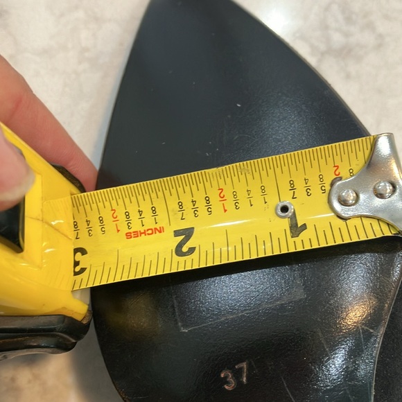 CHANEL Authentic Handmade Black Suede High Vamp Pumps/Heels Sz 37- NWOT - Picture 13 of 14